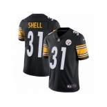 Youth Nike Pittsburgh Steelers #31 Donnie Shell Vapor Untouchable Limited Black Team Color NFL Jersey