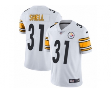 Youth Nike Pittsburgh Steelers #31 Donnie Shell Vapor Untouchable Limited White NFL Jersey