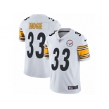 Youth Nike Pittsburgh Steelers #33 Merril Hoge Vapor Untouchable Limited White NFL Jersey