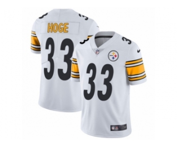 Youth Nike Pittsburgh Steelers #33 Merril Hoge Vapor Untouchable Limited White NFL Jersey