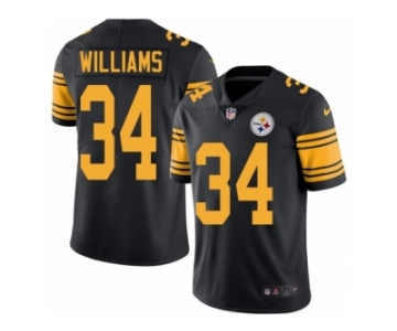 Youth Nike Pittsburgh Steelers #34 DeAngelo Williams Limited Black Rush NFL Jersey