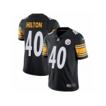 Youth Nike Pittsburgh Steelers #40 Mike Hilton Black Team Color Vapor Untouchable Limited Player NFL Jersey