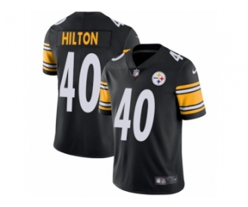 Youth Nike Pittsburgh Steelers #40 Mike Hilton Black Team Color Vapor Untouchable Limited Player NFL Jersey