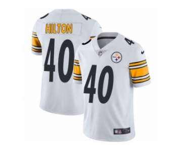 Youth Nike Pittsburgh Steelers #40 Mike Hilton White Vapor Untouchable Limited Player NFL Jersey