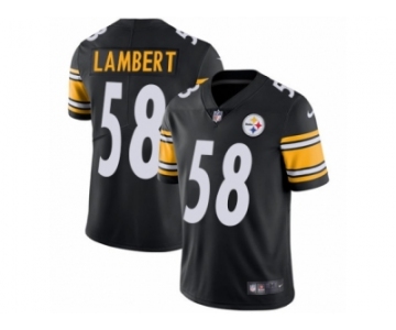 Youth Nike Pittsburgh Steelers #58 Jack Lambert Vapor Untouchable Limited Black Team Color NFL Jersey