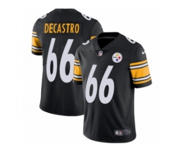 Youth Nike Pittsburgh Steelers #66 David DeCastro Vapor Untouchable Limited Black Team Color NFL Jersey