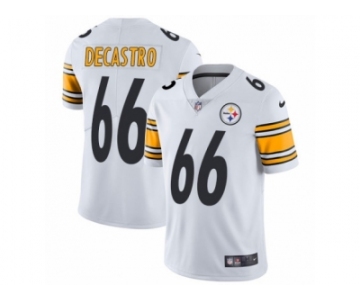 Youth Nike Pittsburgh Steelers #66 David DeCastro Vapor Untouchable Limited White NFL Jersey