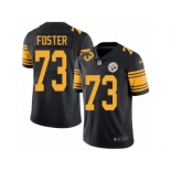 Youth Nike Pittsburgh Steelers #73 Ramon Foster Limited Black Rush NFL Jersey