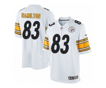 Youth Nike Pittsburgh Steelers #83 Cobi Hamilton Limited White NFL Jersey