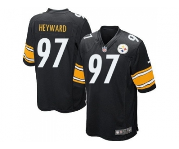 Youth Nike Pittsburgh Steelers #97 Cameron Heyward Black jerseys