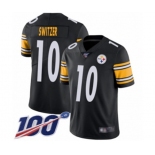 Youth Pittsburgh Steelers #10 Ryan Switzer Black Team Color Vapor Untouchable Limited Player 100th Season Football Jersey