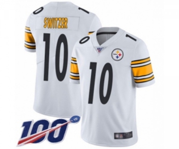 Youth Pittsburgh Steelers #10 Ryan Switzer White Vapor Untouchable Limited Player 100th Season Football Jersey