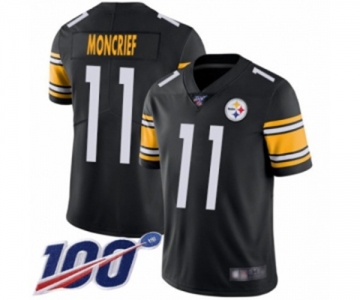 Youth Pittsburgh Steelers #11 Donte Moncrief Black Team Color Vapor Untouchable Limited Player 100th Season Football Jersey