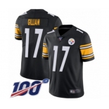 Youth Pittsburgh Steelers #17 Joe Gilliam Black Team Color Vapor Untouchable Limited Player 100th Season Football Jersey