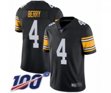 Youth Pittsburgh Steelers #4 Jordan Berry Black Alternate Vapor Untouchable Limited Player 100th Season Football Jersey