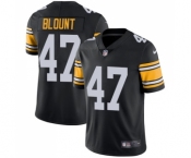 Youth Pittsburgh Steelers #47 Mel Blount Black Alternate Vapor Untouchable Limited Player Football Jersey