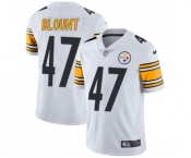 Youth Pittsburgh Steelers #47 Mel Blount White Vapor Untouchable Limited Player Football Jersey