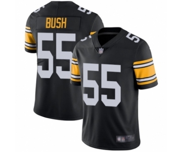 Youth Pittsburgh Steelers #55 Devin Bush Black Alternate Vapor Untouchable Limited Player Football Jersey