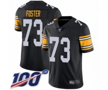 Youth Pittsburgh Steelers #73 Ramon Foster Black Alternate Vapor Untouchable Limited Player 100th Season Football Jersey