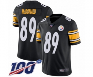 Youth Pittsburgh Steelers #89 Vance McDonald Black Team Color Vapor Untouchable Limited Player 100th Season Football Jersey