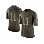 nike youth nfl jerseys pittsburgh steelers #11 wheaton army green[nike Limited Salute To Service]