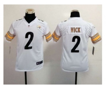 nike youth nfl jerseys pittsburgh steelers #2 vick white[nike]