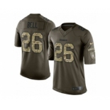 nike youth nfl jerseys pittsburgh steelers #26 bell army green[nike Limited Salute To Service]