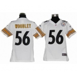 nike youth nfl jerseys pittsburgh steelers #56 woodley white[nike]