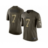 nike youth nfl jerseys pittsburgh steelers #7 roethlisberger army green[nike Limited Salute To Service]