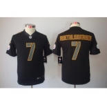 nike youth nfl jerseys pittsburgh steelers #7 roethlisberger black[nike impact limited]