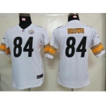 nike youth nfl jerseys pittsburgh steelers #84 brown black[nike]