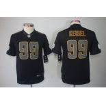 nike youth nfl jerseys pittsburgh steelers #99 keisel black[nike impact limited]