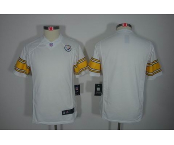 nike youth nfl jerseys pittsburgh steelers blank white[nike limited]