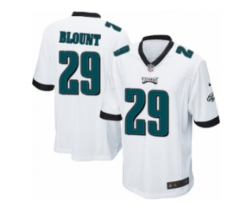 Men Nike Philadelphia Eagles #29 LeGarrette Blount Game White NFL Jersey