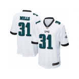 Men Nike Philadelphia Eagles #31 Jalen Mills Game White NFL Jersey