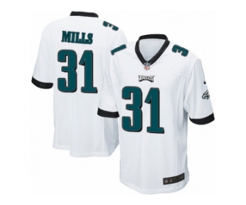 Men Nike Philadelphia Eagles #31 Jalen Mills Game White NFL Jersey