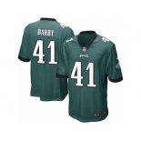 Men Nike Philadelphia Eagles #41 Ronald Darby Game Midnight Green Team Color NFL Jersey