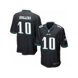 Men's Nike Philadelphia Eagles #10 Mack Hollins Game Black Alternate NFL Jersey