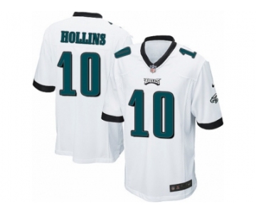 Men's Nike Philadelphia Eagles #10 Mack Hollins Game White NFL Jersey