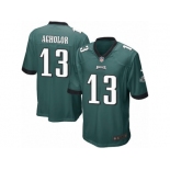 Men's Nike Philadelphia Eagles #13 Nelson Agholor Game Midnight Green Team Color NFL Jersey