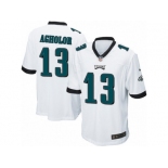 Men's Nike Philadelphia Eagles #13 Nelson Agholor Game White NFL Jersey