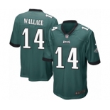 Men's Nike Philadelphia Eagles #14 Mike Wallace Game Midnight Green Team Color NFL Jersey