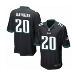 Men's Nike Philadelphia Eagles #20 Brian Dawkins Game Black Alternate NFL Jersey