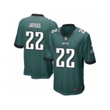 Men's Nike Philadelphia Eagles #22 Sidney Jones Game Midnight Green Team Color NFL Jersey