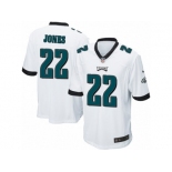 Men's Nike Philadelphia Eagles #22 Sidney Jones Game White NFL Jersey