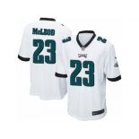 Men's Nike Philadelphia Eagles #23 Rodney McLeod Game White NFL Jersey