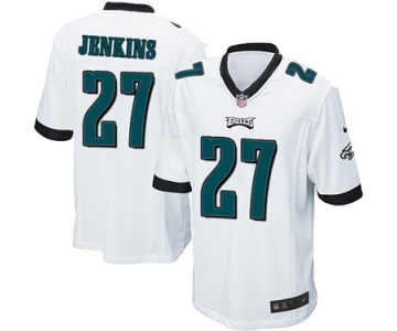 Men's Nike Philadelphia Eagles #27 Malcolm Jenkins Game White NFL Jersey