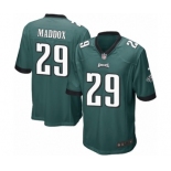 Men's Nike Philadelphia Eagles #29 Avonte Maddox Game Midnight Green Team Color NFL Jersey