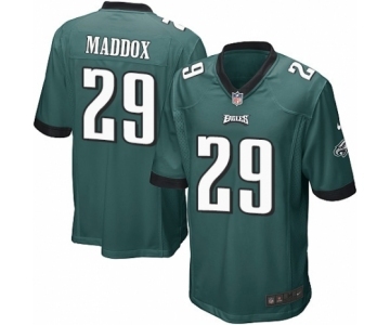 Men's Nike Philadelphia Eagles #29 Avonte Maddox Game Midnight Green Team Color NFL Jersey