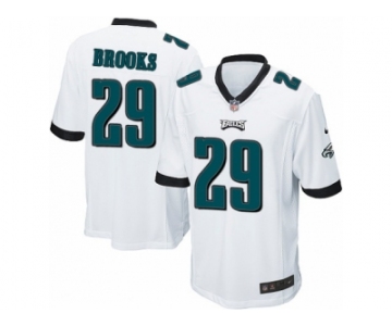 Men's Nike Philadelphia Eagles #29 Terrence Brooks Game White NFL Jersey